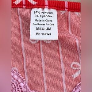 Women's Pink Lace Trim Sleepwear